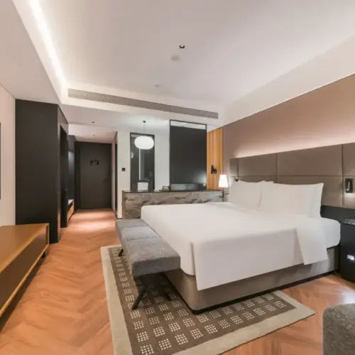 Executive City-View Double Bed Room (Mini Fridge + Flexible Space + Berlin Sofa)